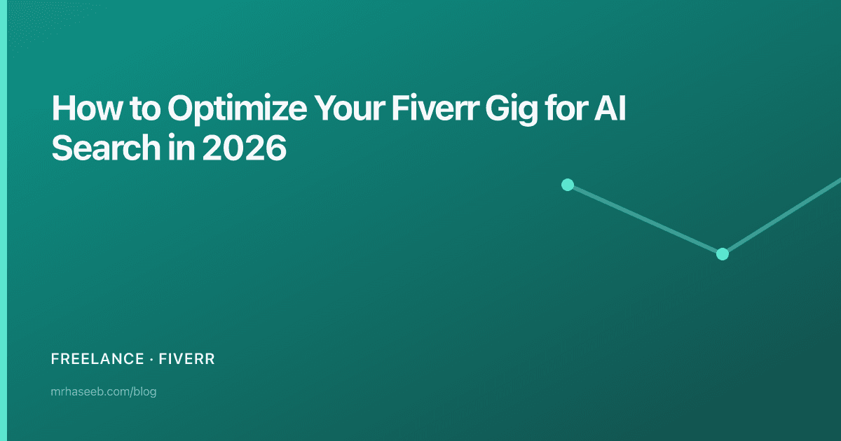 How to Optimize Your Fiverr Gig for AI Search in 2026