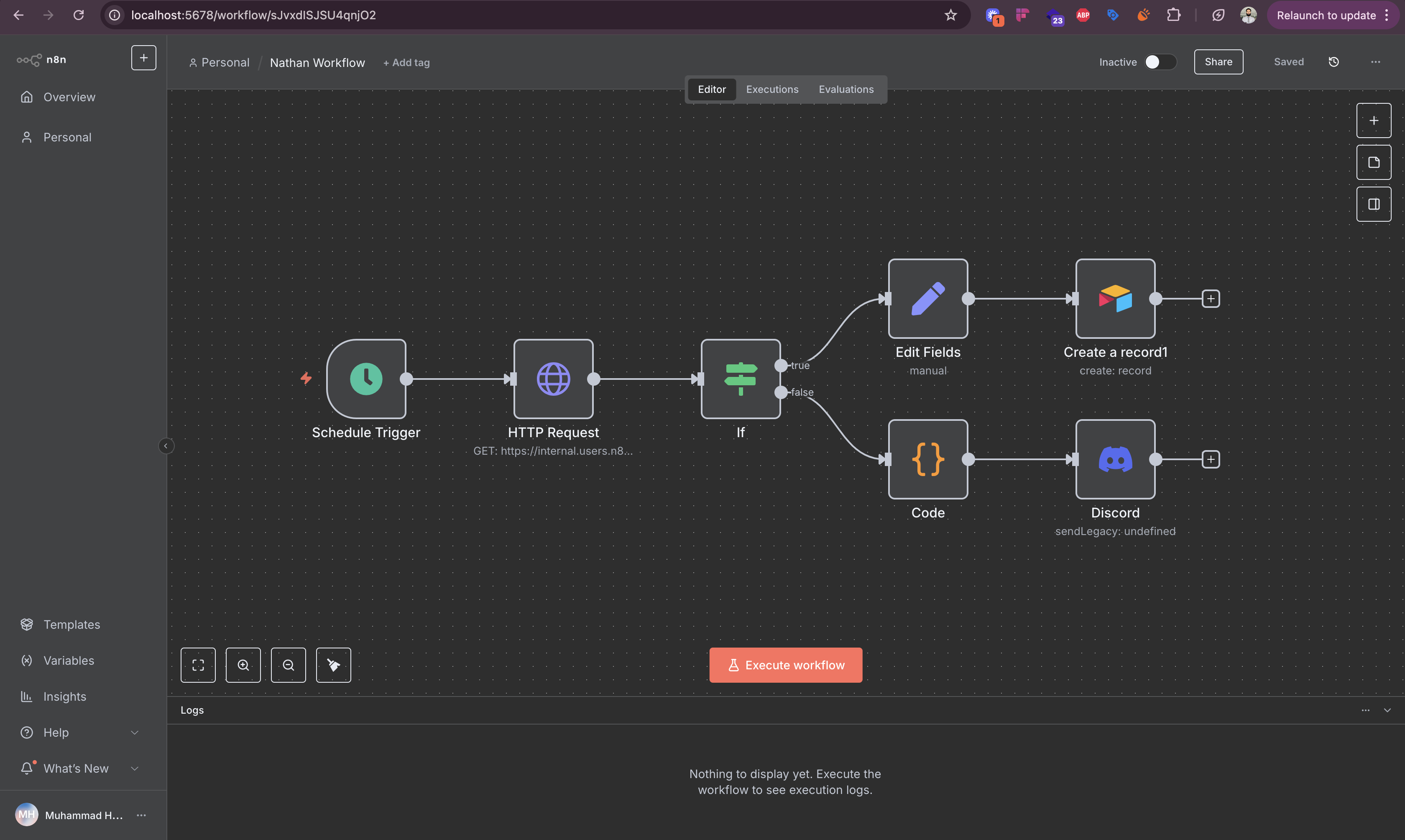 Sales Automation (Apis, Airtable, Discord)